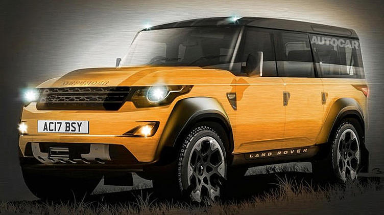 Новый Land Rover Defender может получить 