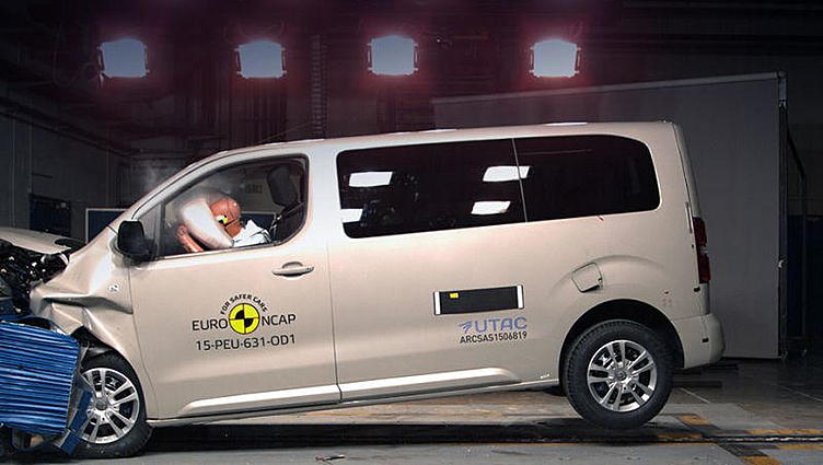 Вэн Peugeot Traveller прошёл тесты Euro NCAP за троих
